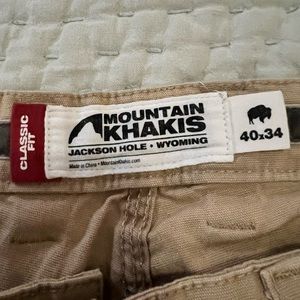 Men’s Mountain Khakis Chamber Pant Size 40x34
